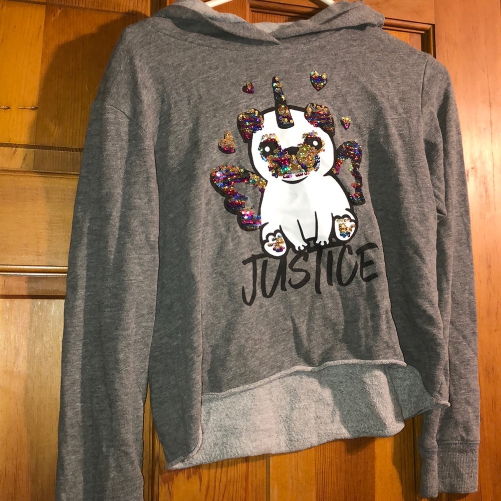 Justice Angel Pug Sweater